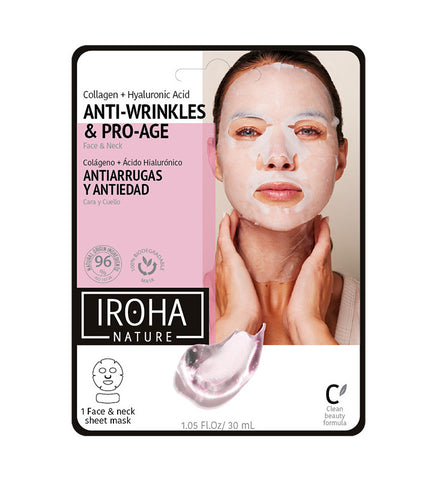Gesichts- und Halsmasken. Anti-Falten und Anti-Aging - IROHA NATURE