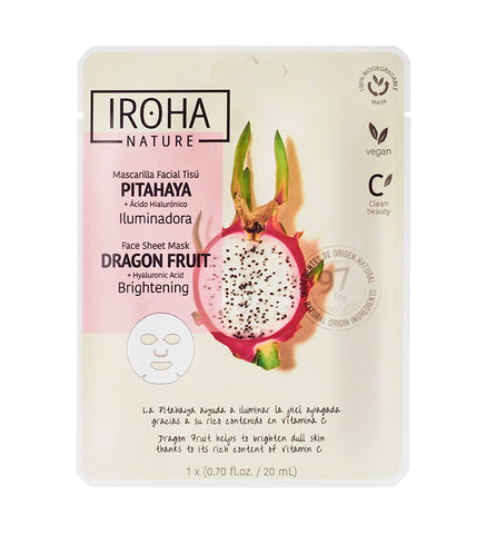 Natural Extracts. Pitahaya Illuminating Mask - IROHA NATURE
