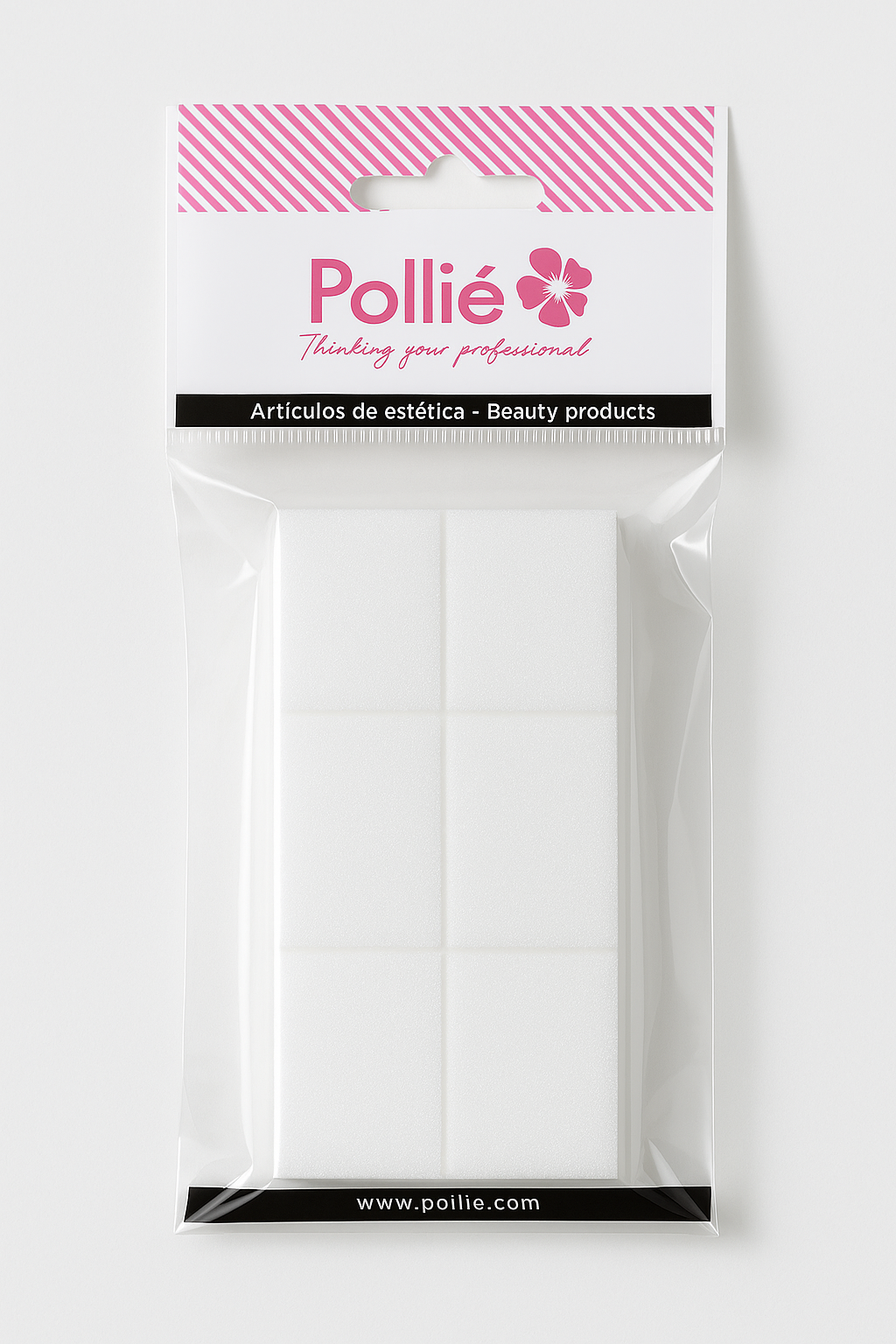 Pollié - Bolsa de 6 limas mini bloque de 2 caras profesional thumbnail